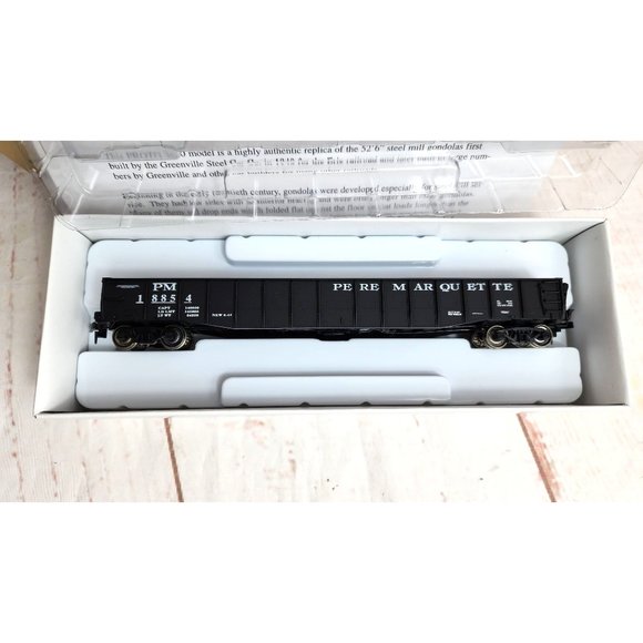 Proto 2000 Series Life-Like Trains 52’ 6” Drop End Mill Gondola Model Train Gift - Picture 2 of 14